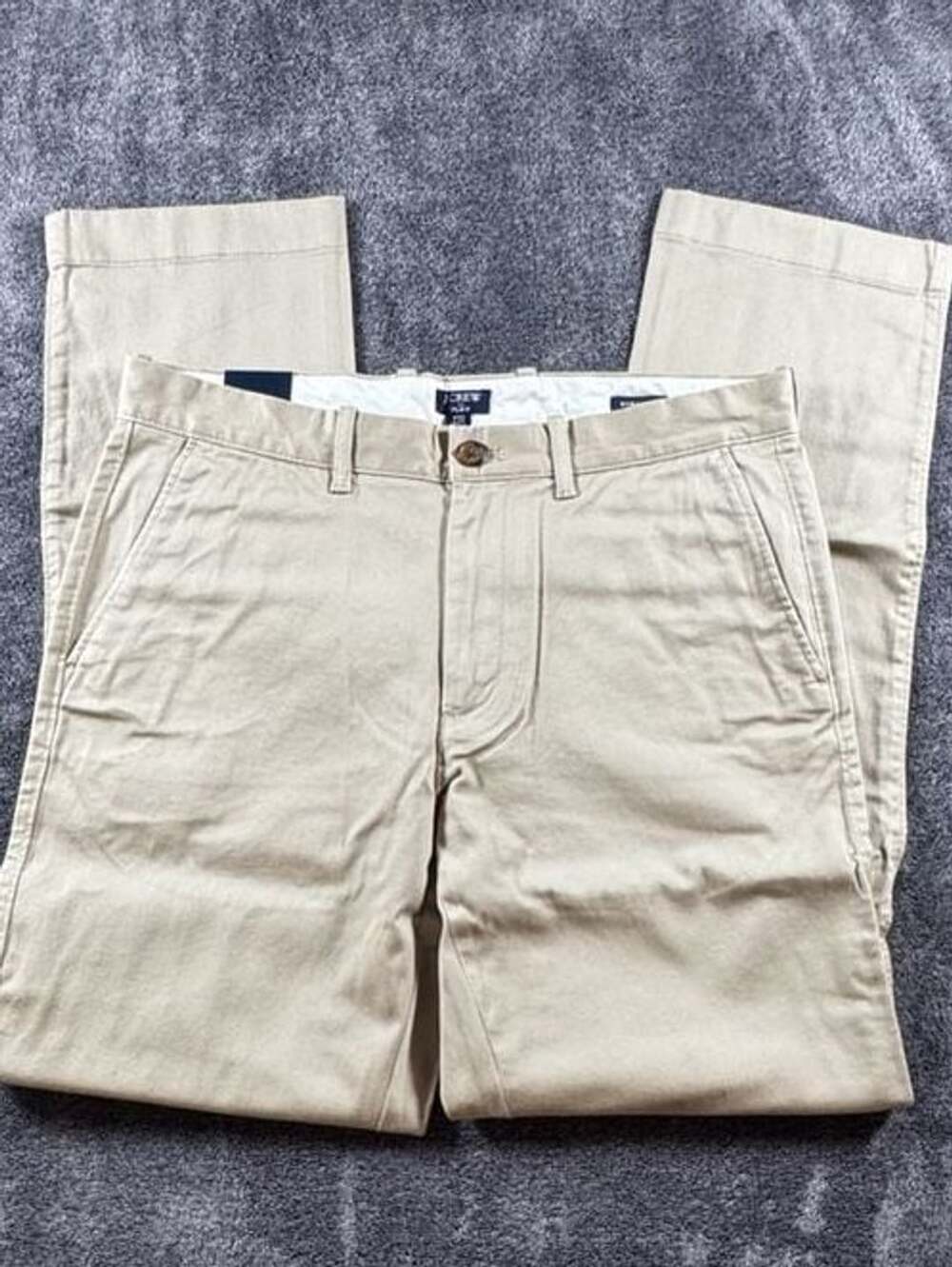 J.Crew Flex Straight Chino Pants 32x32 Khaki New